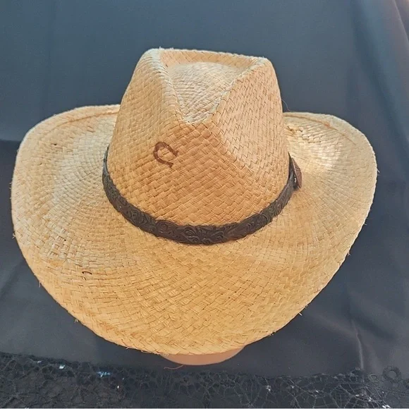 Charlie One Horse Straw Hat SouthWestern Sz Medium - Picture 1 of 6